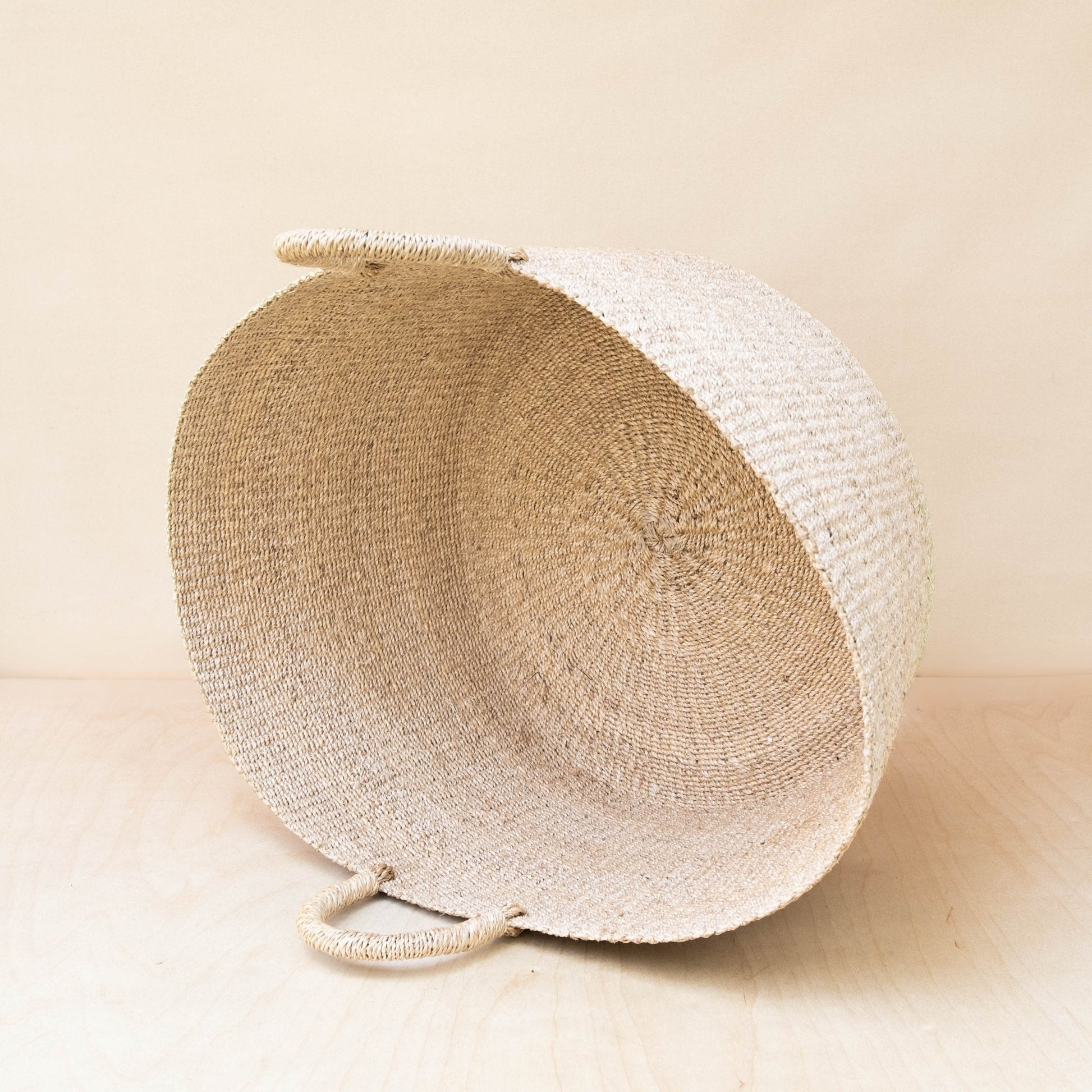 Large Round Woven Basket - Modern Baskets | LIKHÂ