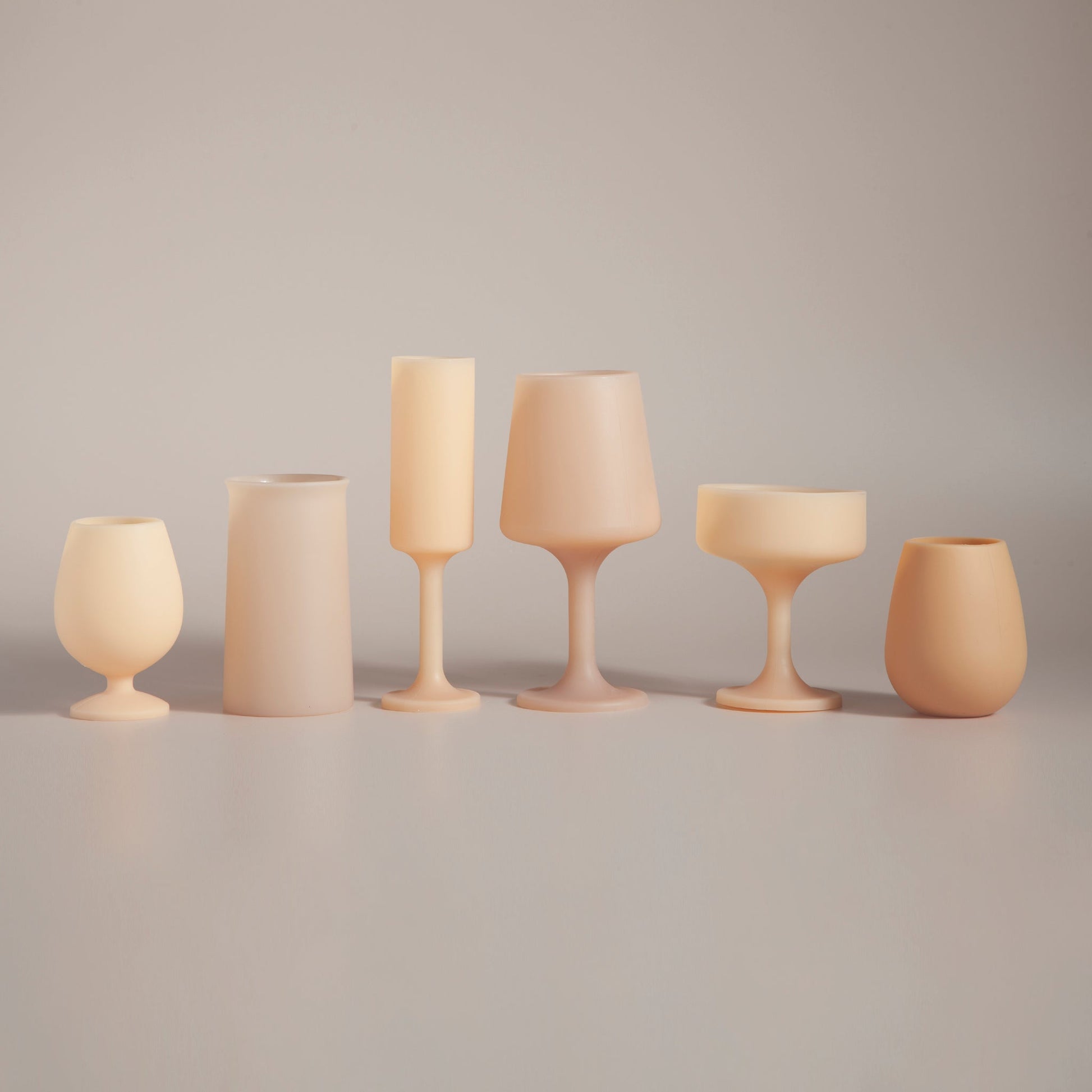 Wheat + Oat | Stemm | Silicone Unbreakable Wine Glasses