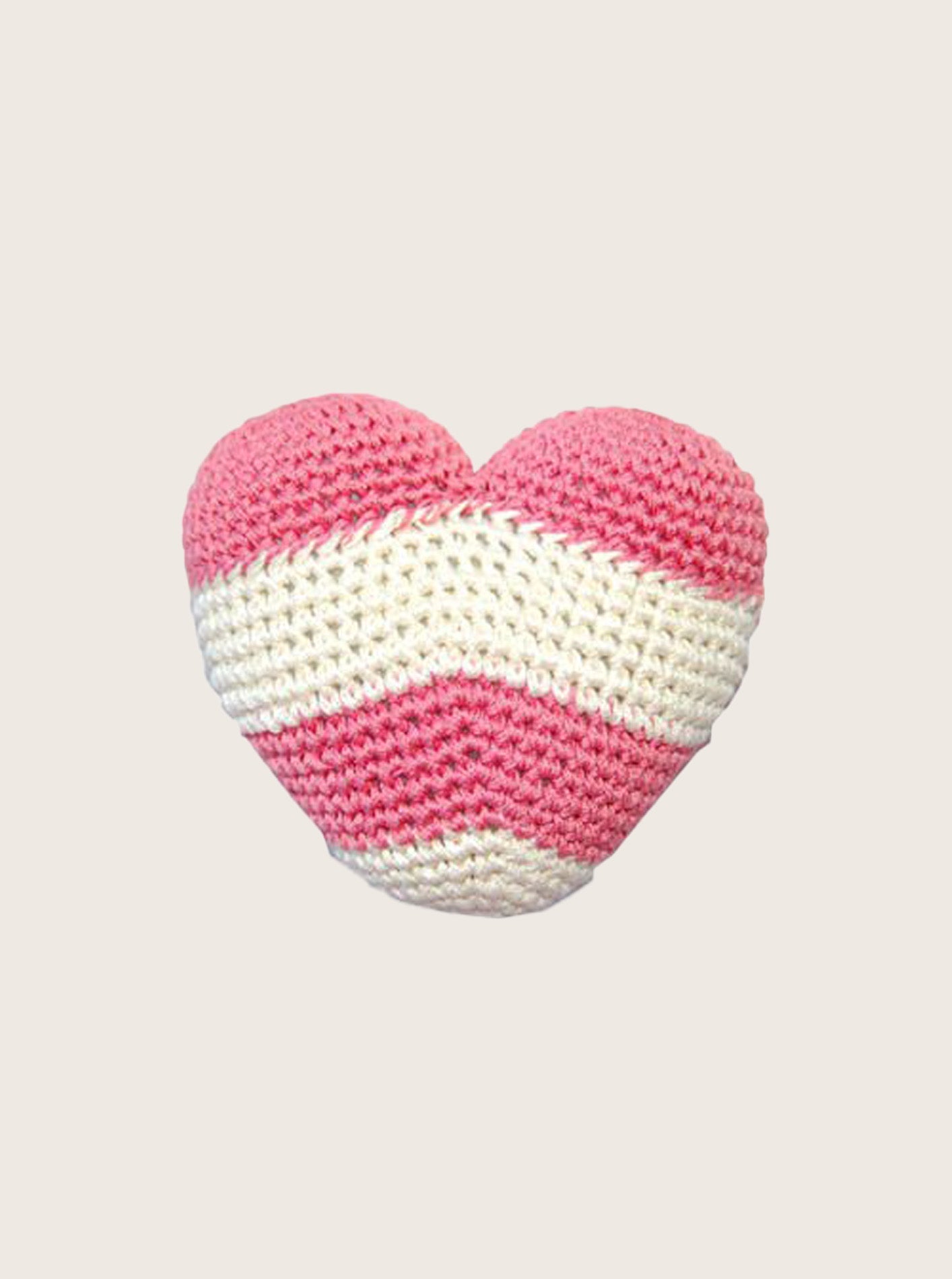 CROCHET HEART DOG TOY