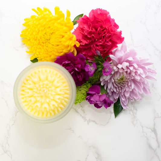 Brown Box Sale! Dandelion Flower Candle