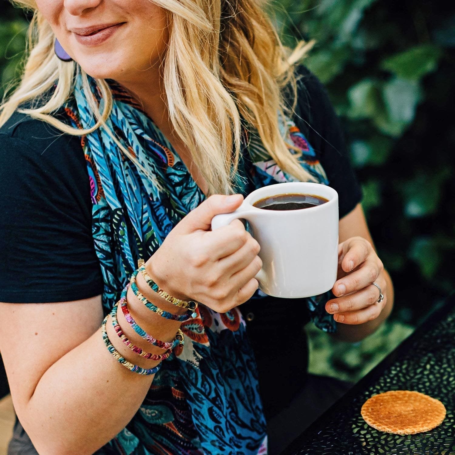 Peacock Pattern Scarf