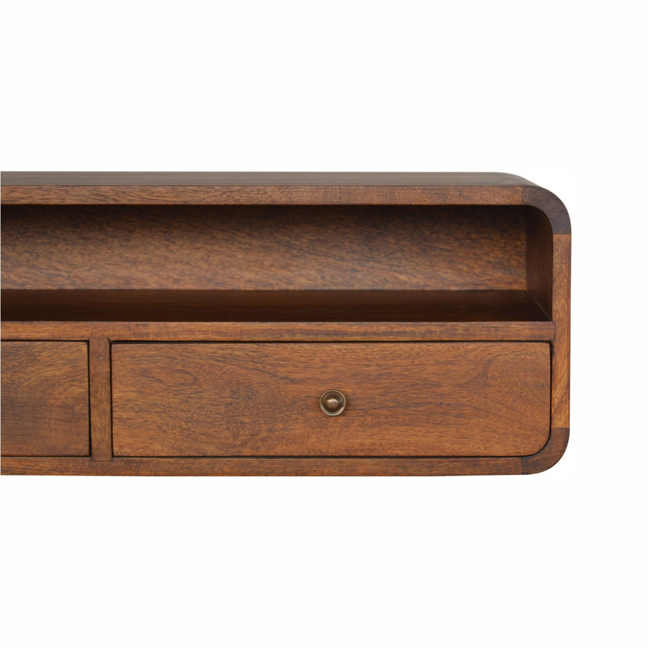 Solid Wood Floating Console