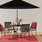 Serape Dark Red