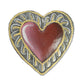 Red Painted Heart Ornament