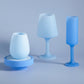 Sky + Kingfisher | Seff | Unbreakable Champagne Flutes