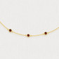 January Birthstone Bracelet — Garnet