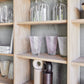 Yuka Groove Glass Set in Clear