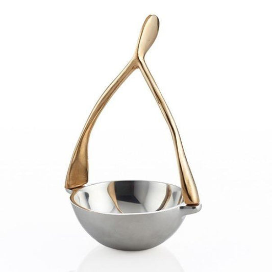 Wishbone Nut Dish Silver/Gold