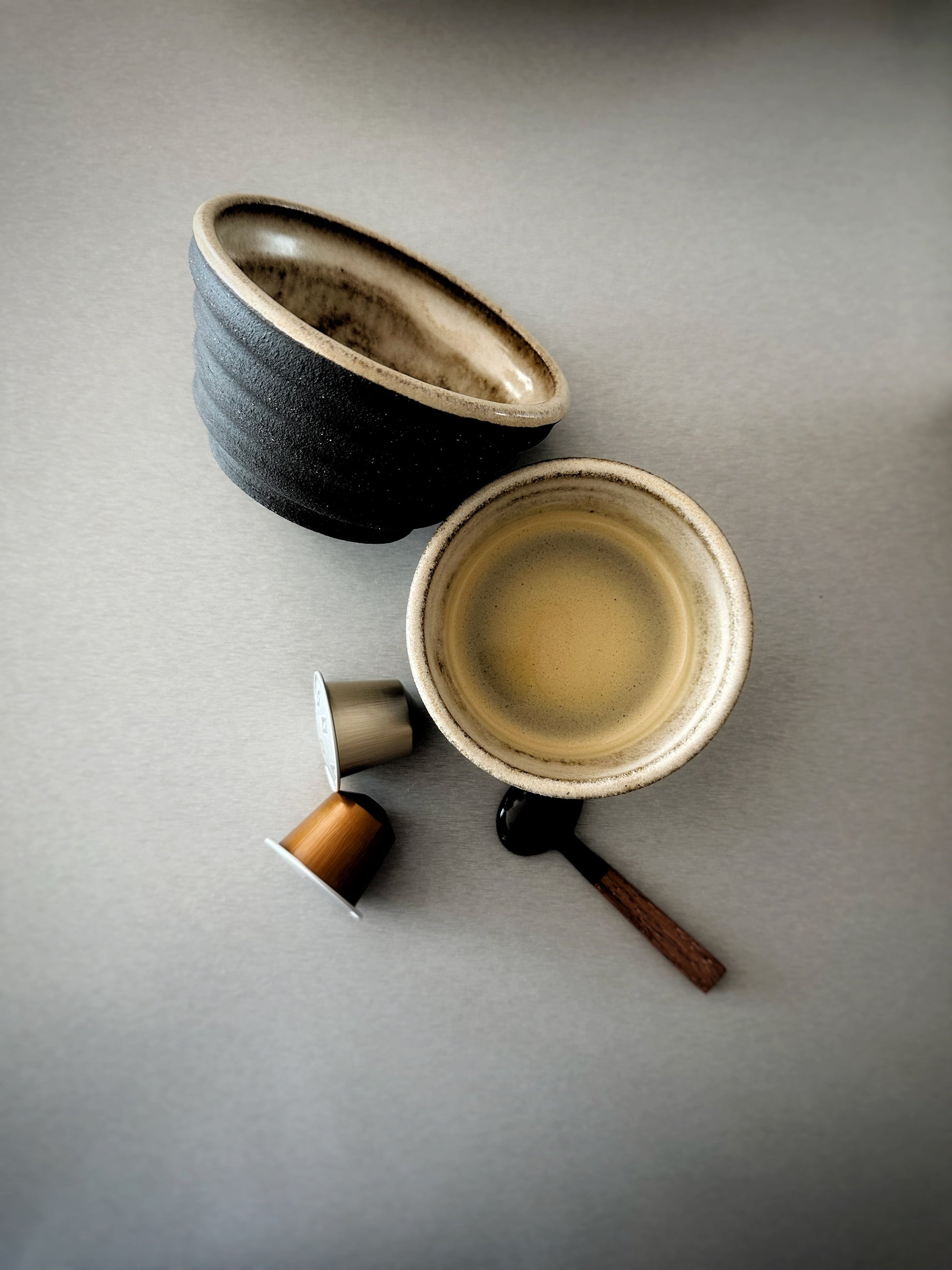 Handmade TEA CUP/BOWL 6oz / Color: Chocolate