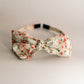 Three Little Bows Headband- Églantine