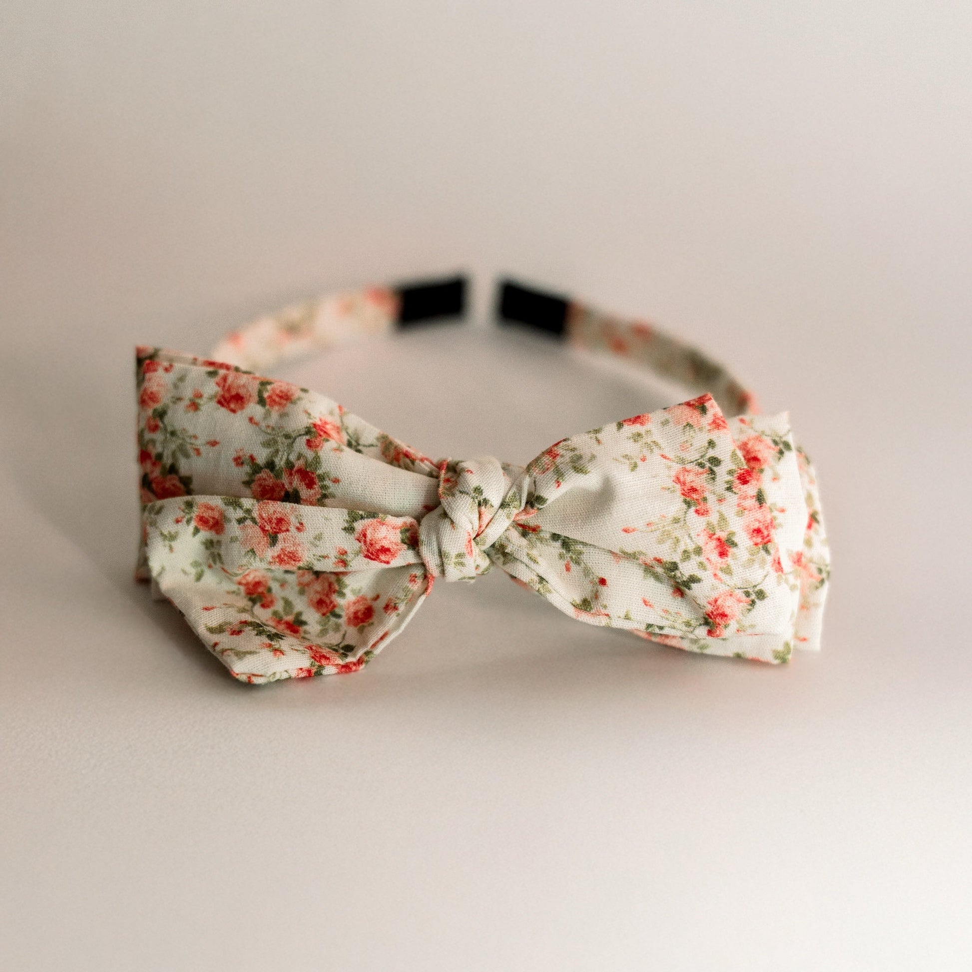 Three Little Bows Headband- Églantine
