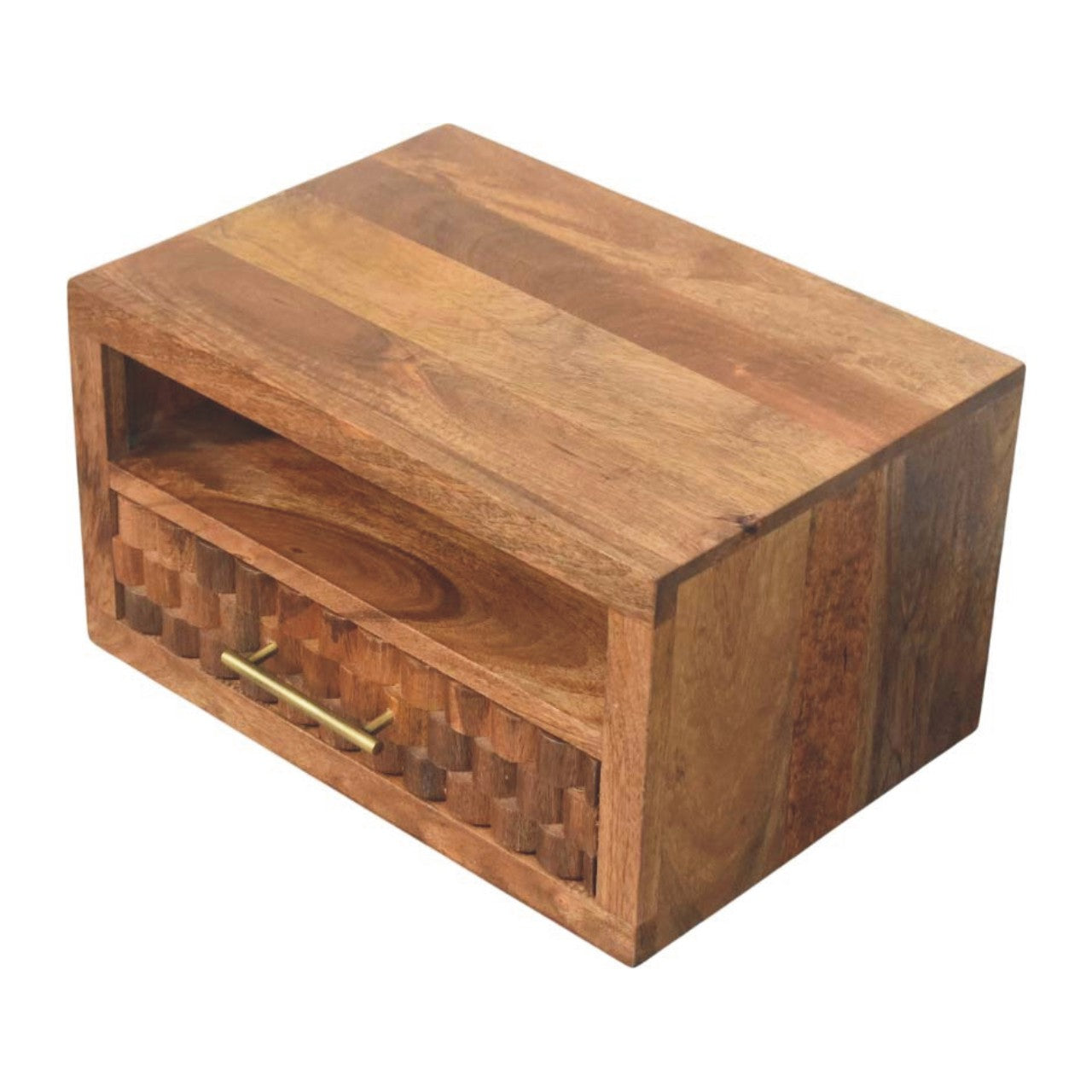 Solid Wood Arno Wall-Mounted Nightstand