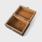 Acacia Wood Classic Keepsake Box with Latch, Urban Walnut