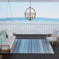 Stripes Grey & Aqua