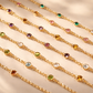 January Birthstone Bracelet — Garnet
