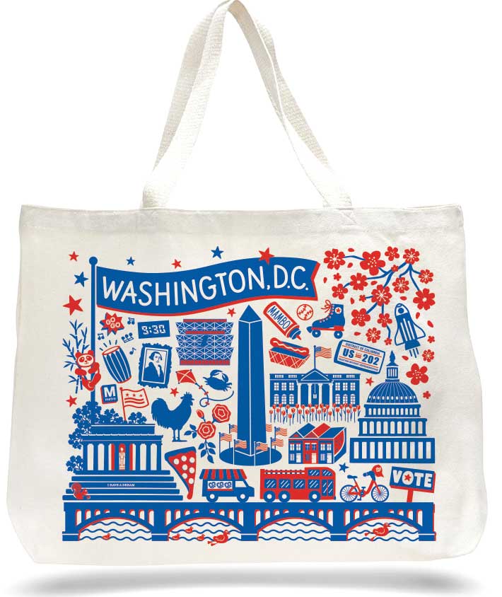 DC Landmarks Tote Bag
