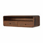 Solid Wood Floating Console