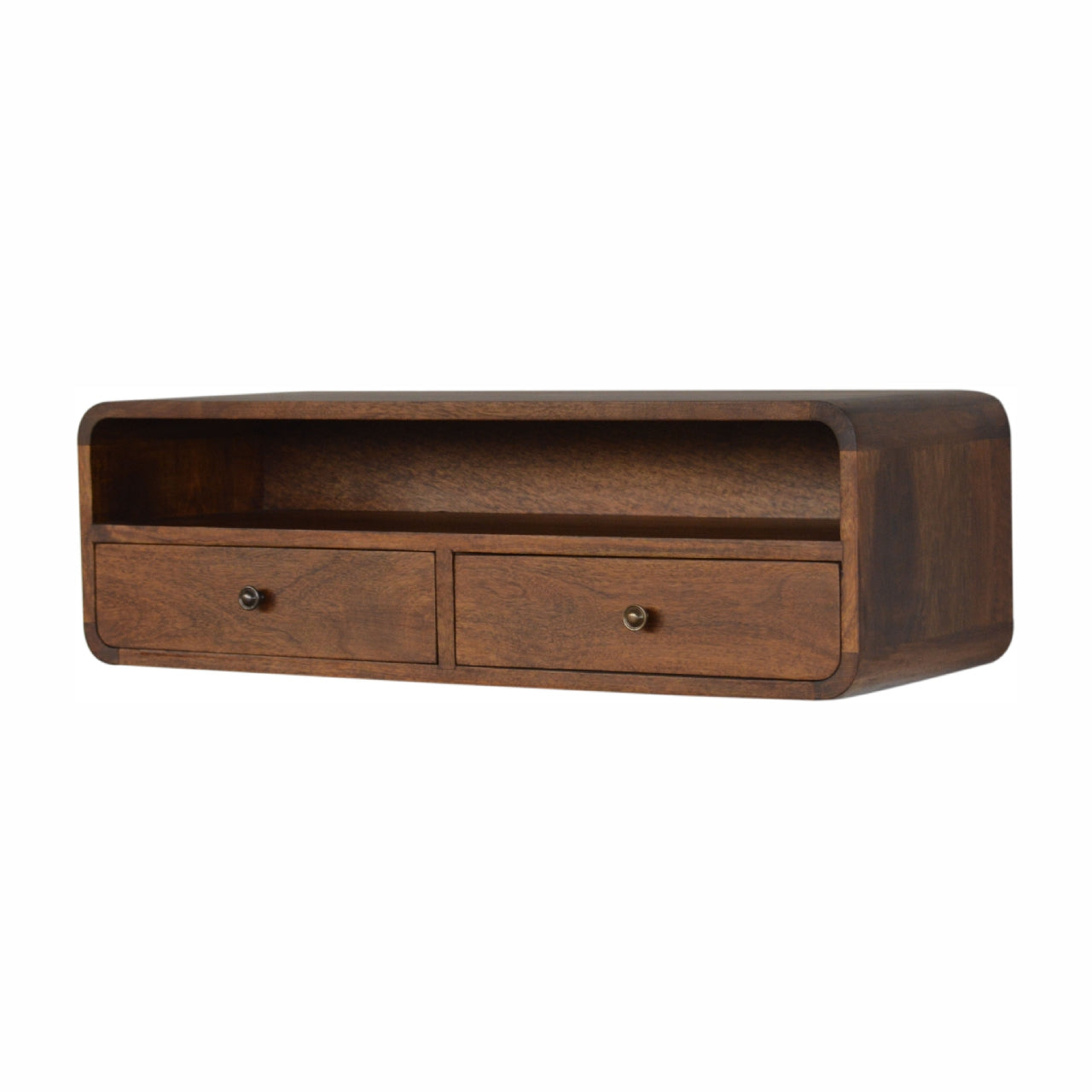 Solid Wood Floating Console