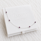 February Birthstone Bracelet — Amethyst