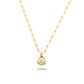 Petite Aura Necklace with Gold Filled Chain