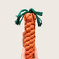 CARROT DOG ROPE TOY