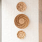 Natural + Brown Wall Baskets, Medium