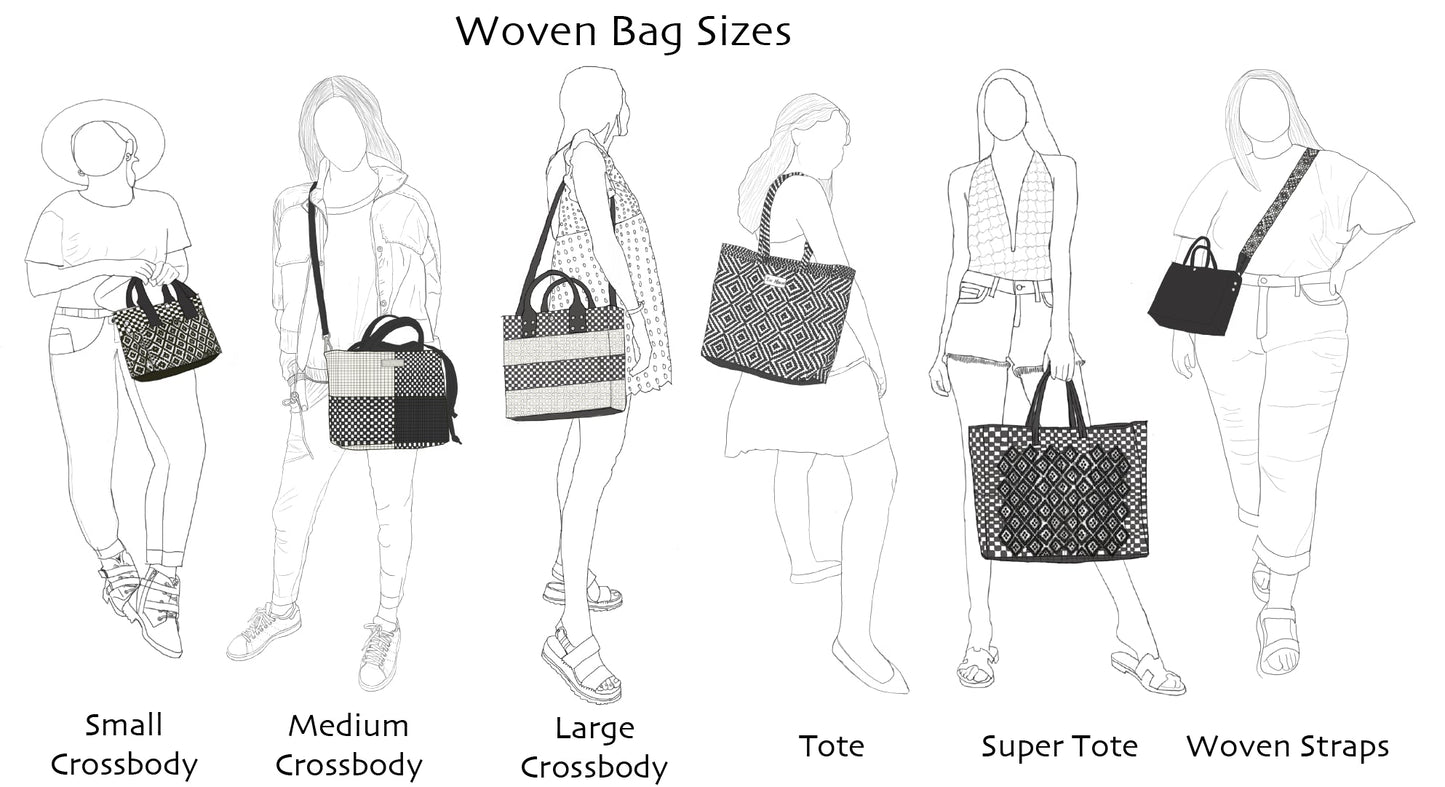 Mixte Large Woven Crossbody Bag