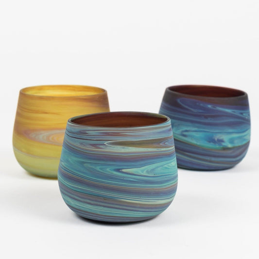 Phoenician Glass Candleholder