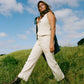 Ave del Rio | Hand-Embroidered Pants in Cotton
