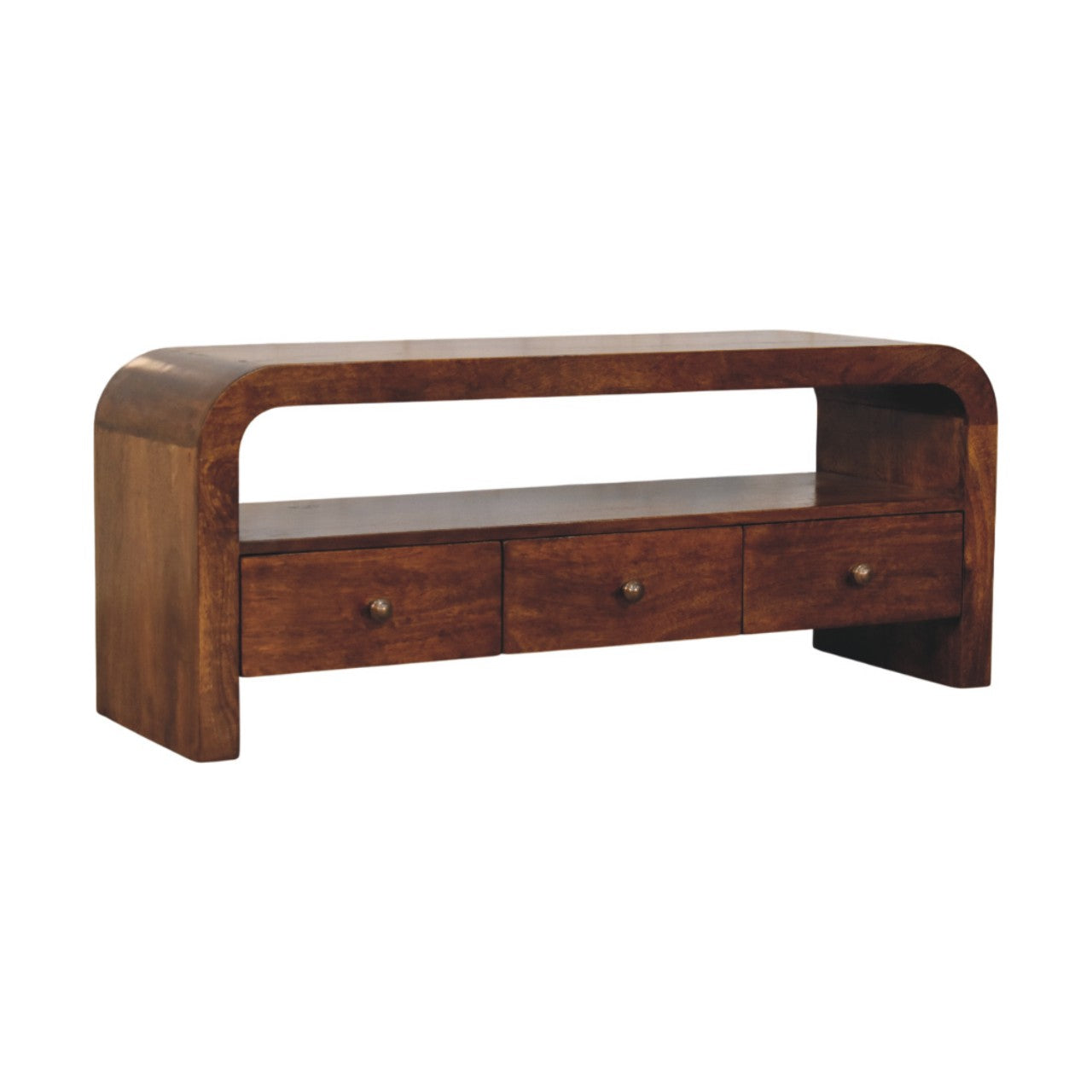 Solid Wood Darcy Media Unit