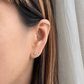 14K yellow gold sunshine diamond studs