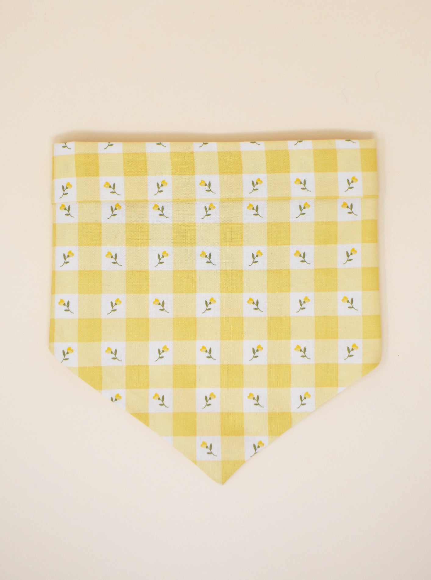 DAISY GINGHAM BANDANA