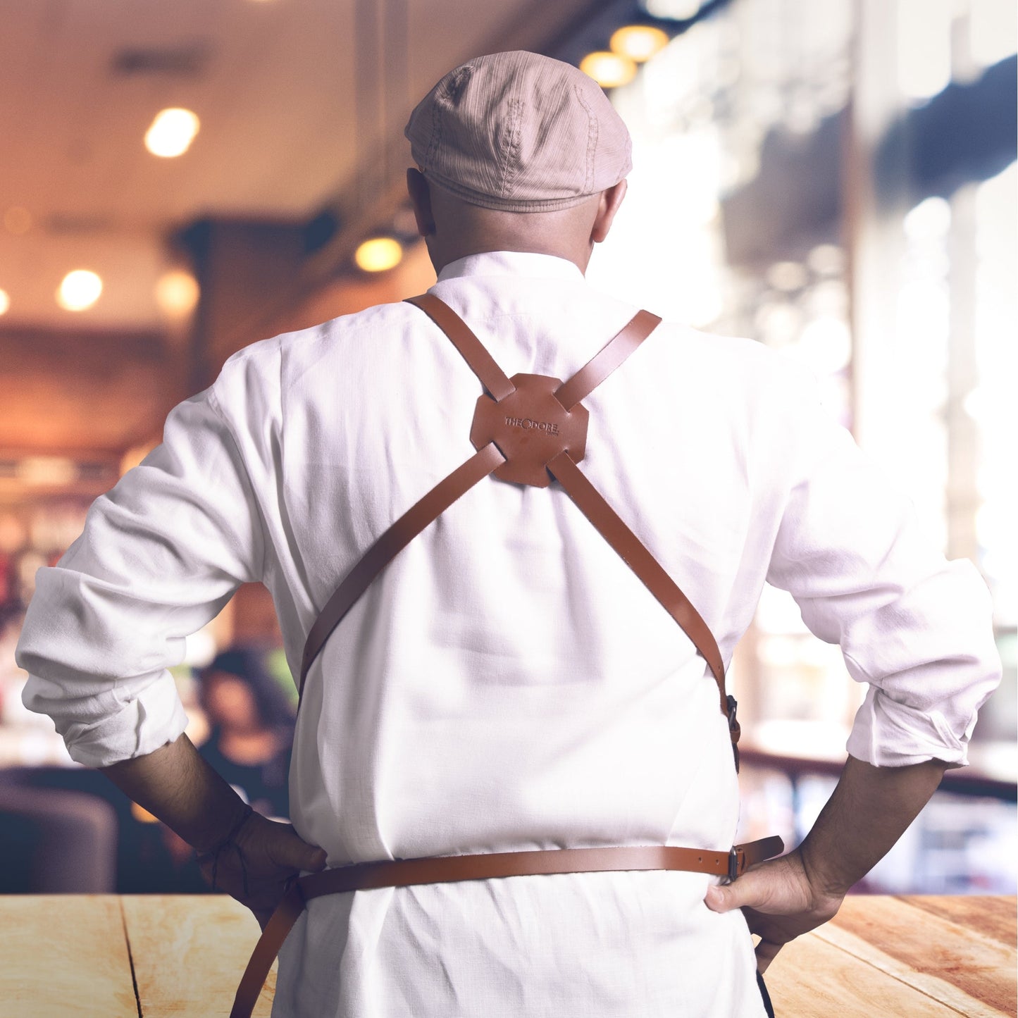 Theodore Leather Premium Apron