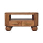 Solid Wood Briarwood Fluted Coffee Table