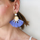 Sol Tassel Earring - Periwinkle