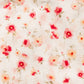 Sunset Petal | Timeless Floral Ruffle Zipper Pouch