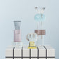 Nordic Glass Candleholder - Cone - Clear