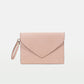 Envelope Clutch in Vegetable tanned calfskin and Suede Leather