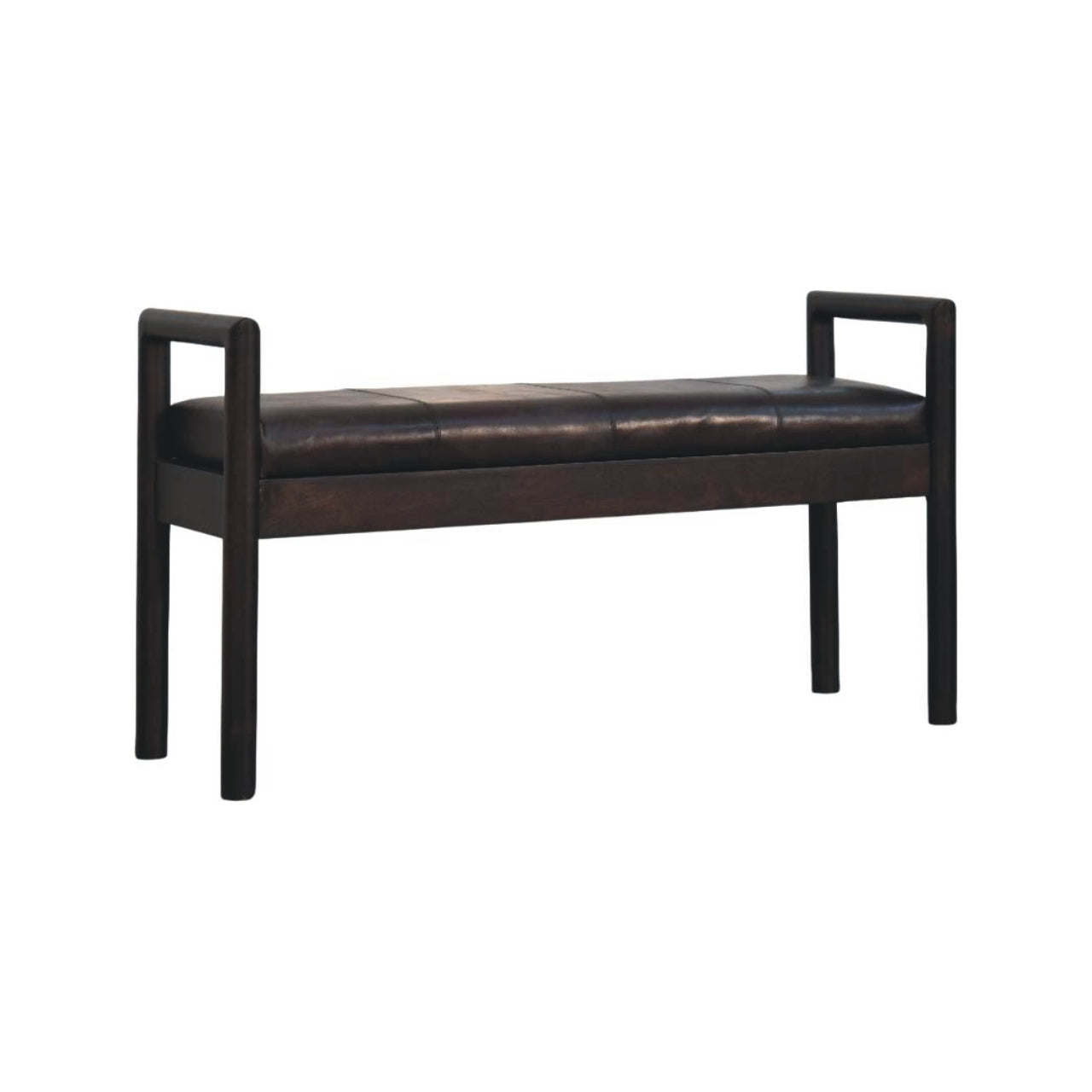 Solid Wood Gridline Bench