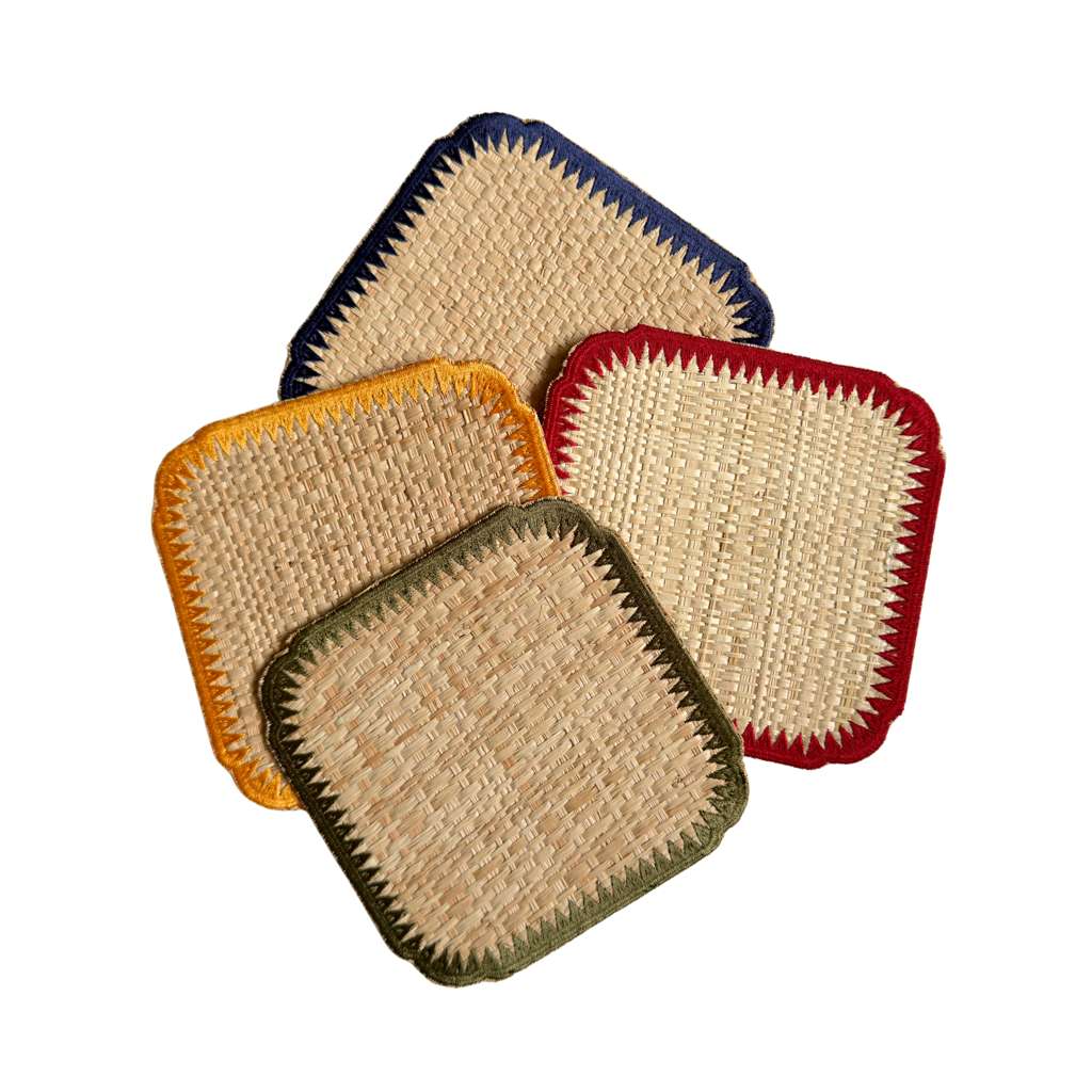 Buriti Stitch Coasters (Set of 4)