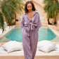 Vanessa Linen Gingham Shirt in Lavender