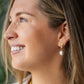 Keshi Pearl & Crystal Drop Earring