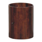 Solid Wood Winewood Round Side Cabinet