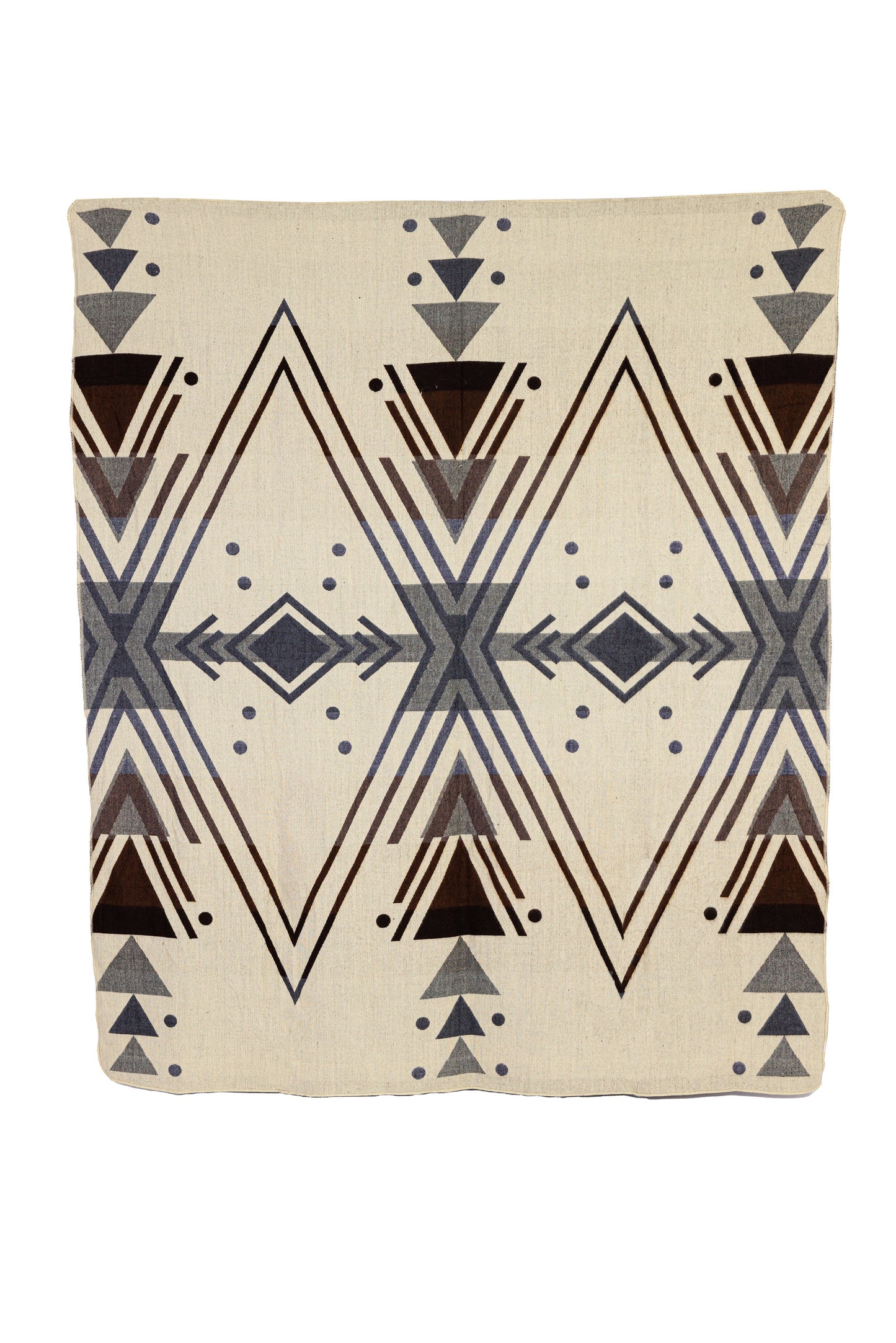 Yachana Collection - Chevron Gray Brown Red and Cream