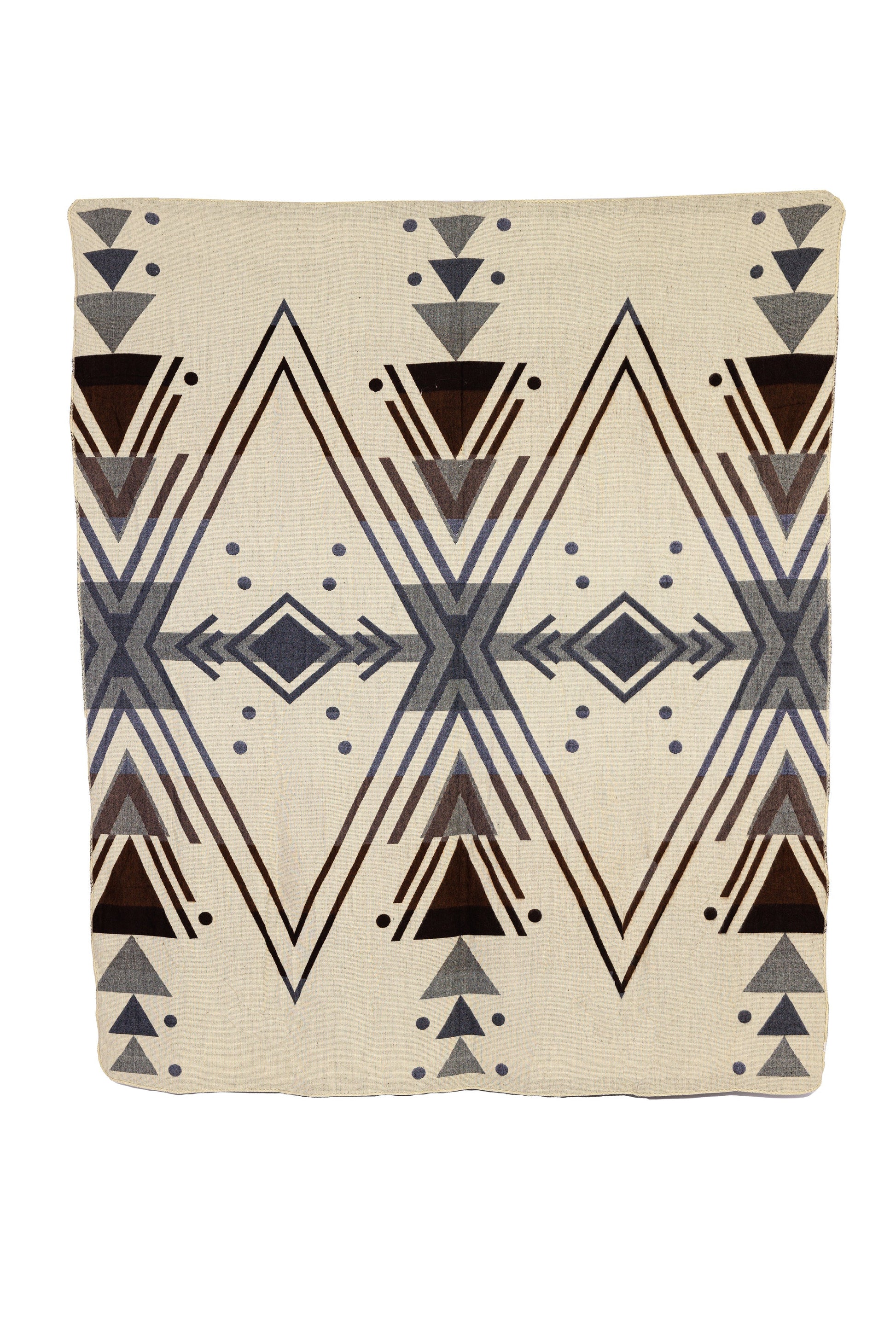 Yachana Collection - Chevron Gray Brown Red and Cream