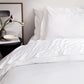 Classic Percale Embroidered Duvet Cover