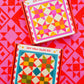 Mini Quilt Kits - Turquoise