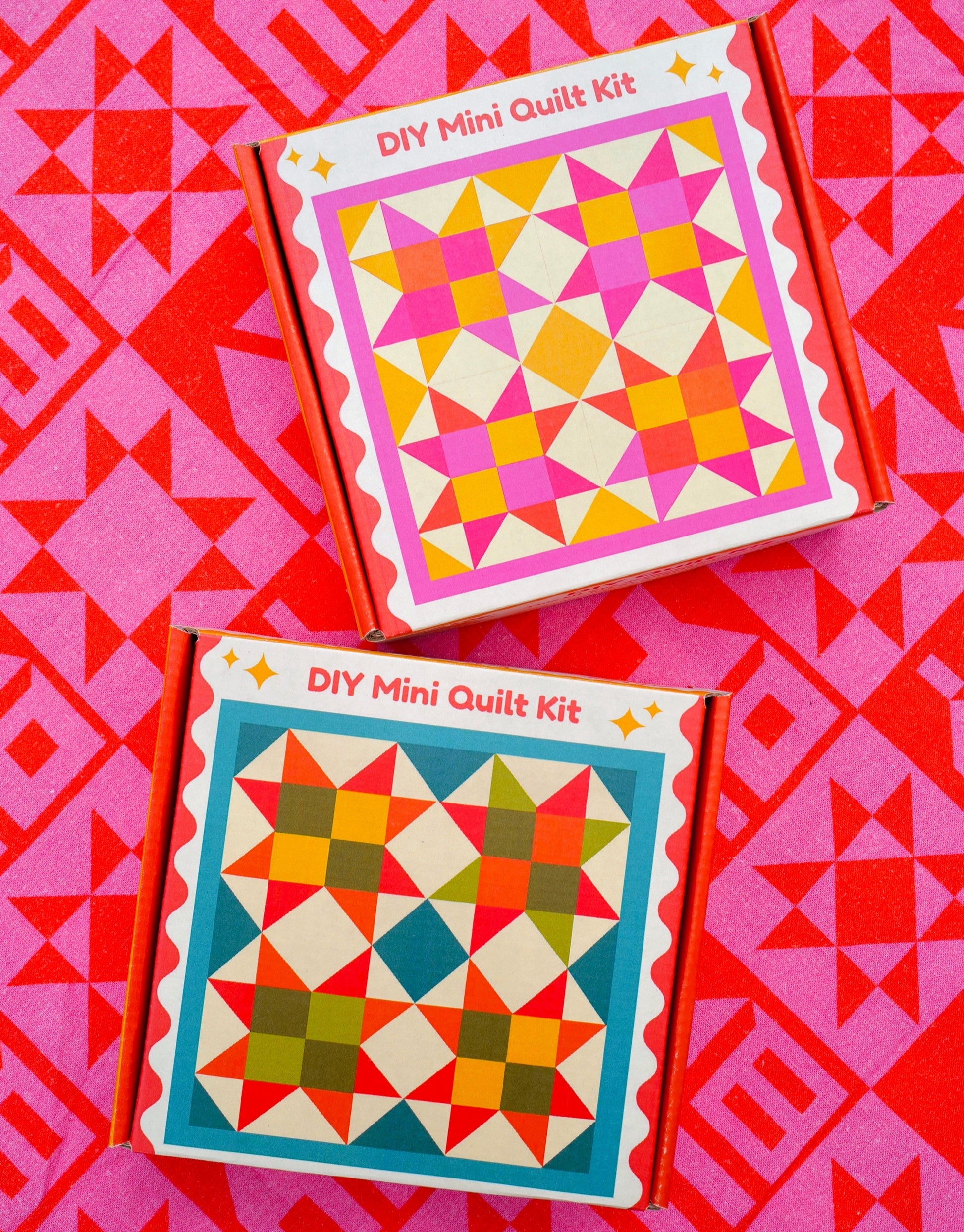 Mini Quilt Kits - Turquoise