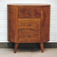 Solid Wood Mini Chestnut Cabinet