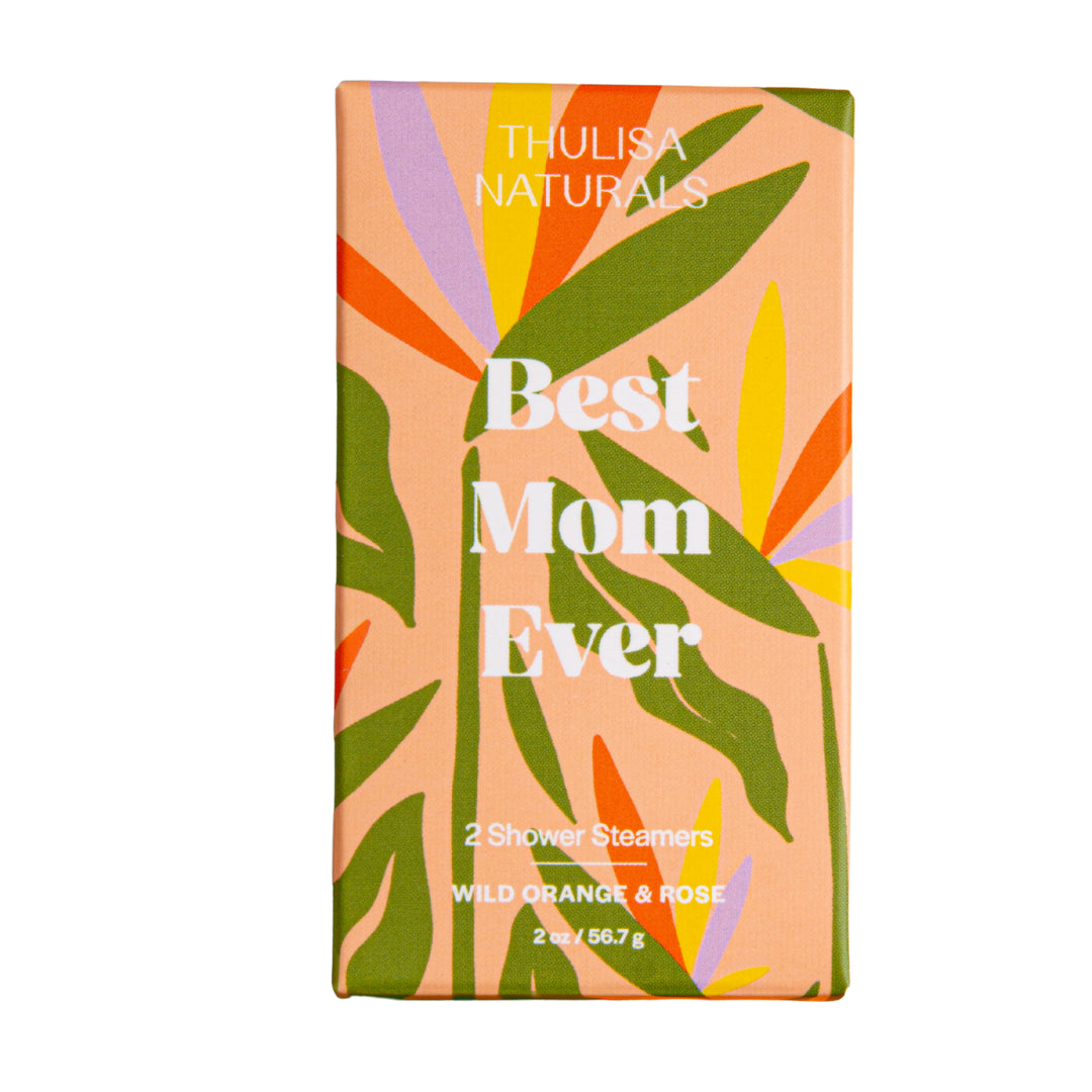 Mother's Day Orange and Rose Shower Steamer Gift Set